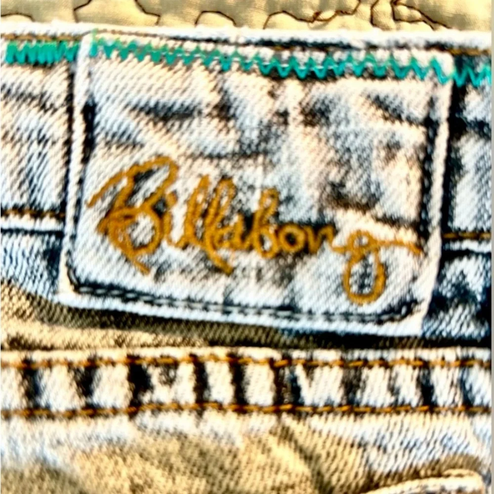 Billabong The Skinny Retro Mineral Wash Worn Denim Skinny Jeans Size 3
